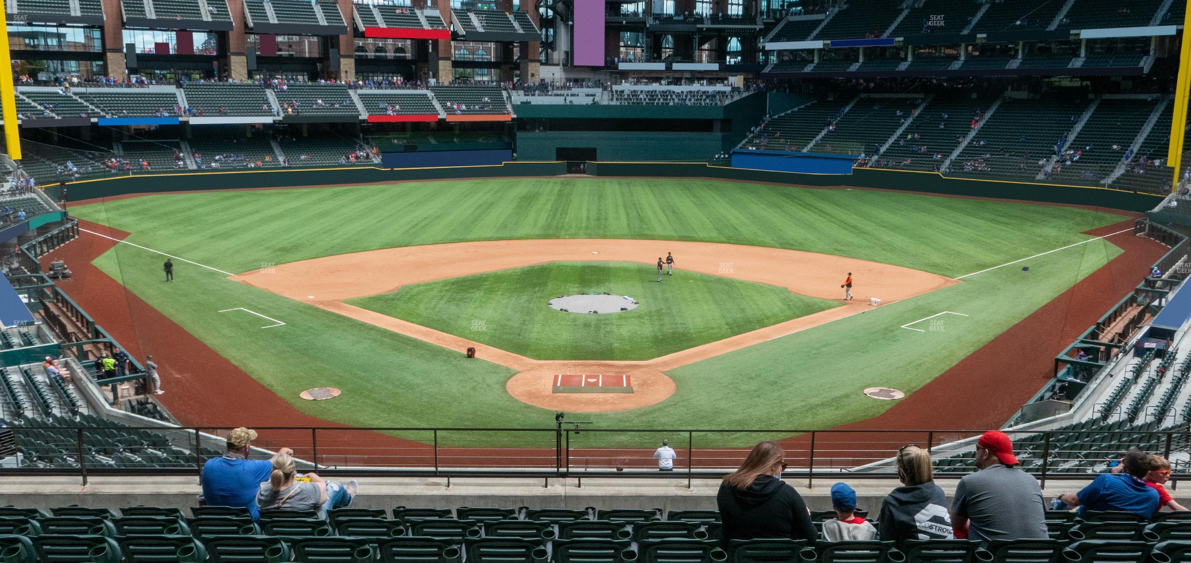 Seating view for Globe Life Field Section 114