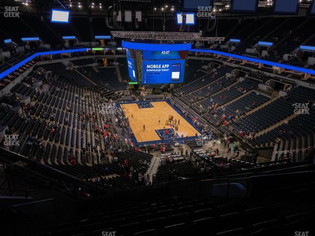 Seating view for Target Center Section 223