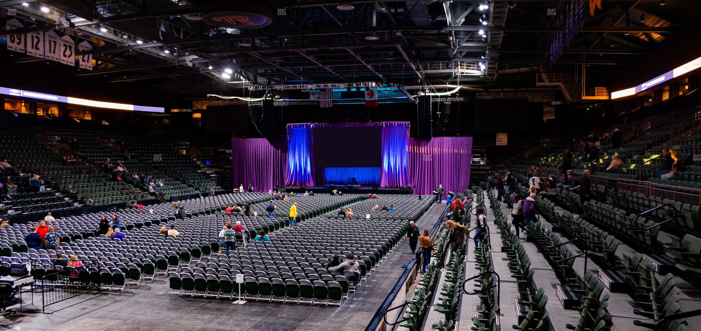 Seating view for Blue Arena at The Ranch Events Complex Section J