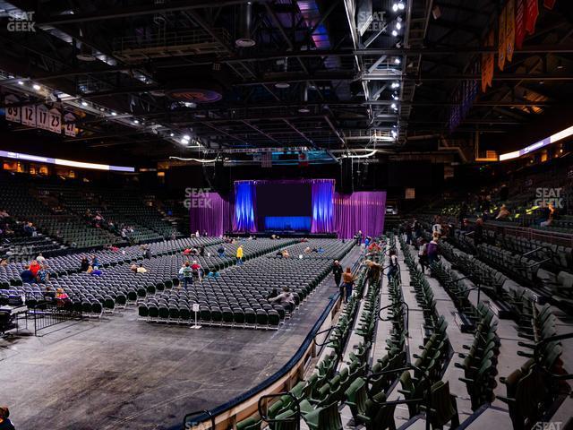 Seating view for Blue Arena at The Ranch Events Complex Section J