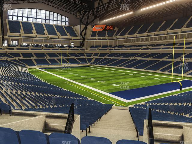 Seating view for Lucas Oil Stadium Section 205