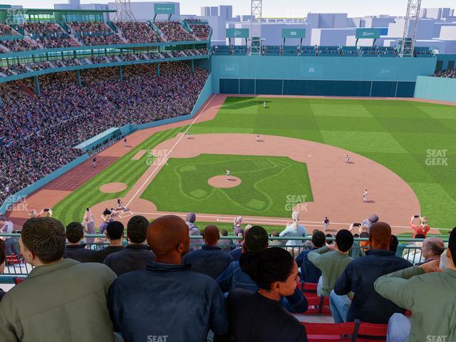 Seating view for Fenway Park Section First Base Pavilion Sro