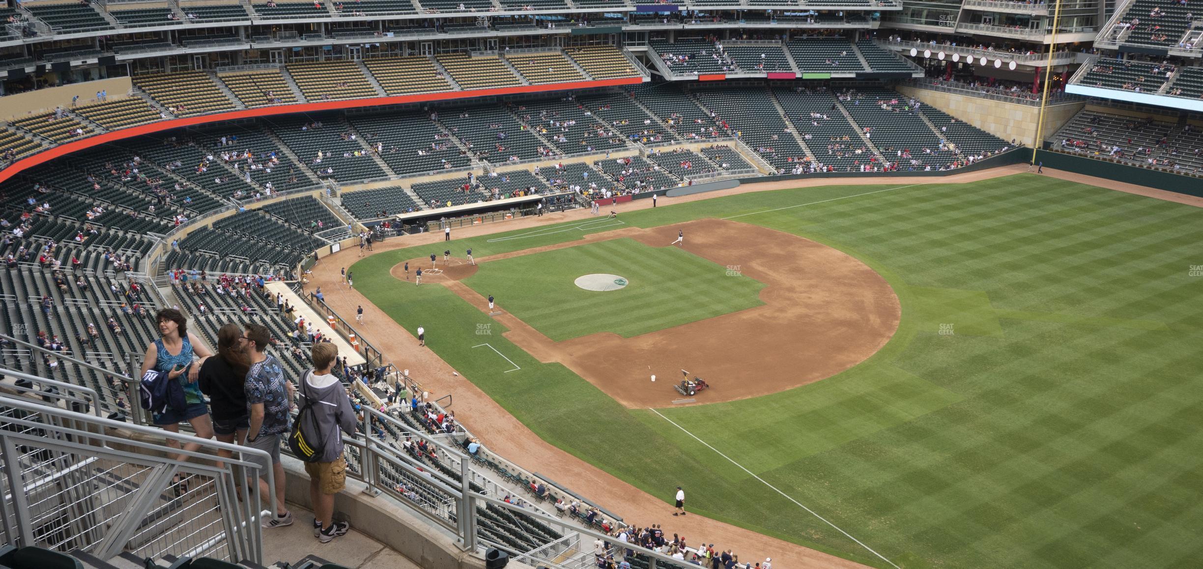 Seating view for Target Field Section 303