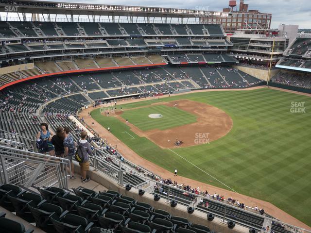 Seating view for Target Field Section 303