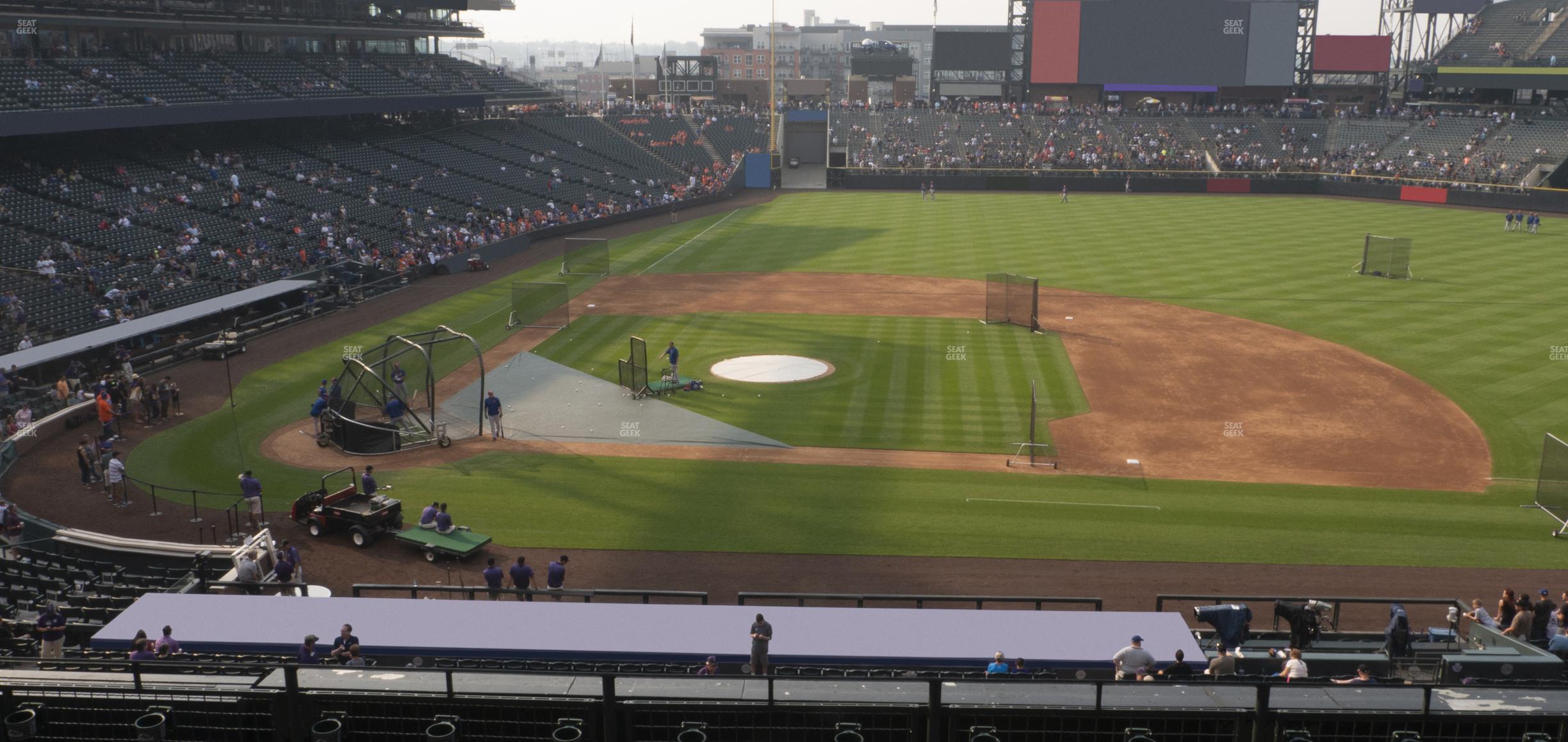 Seating view for Coors Field Section 223