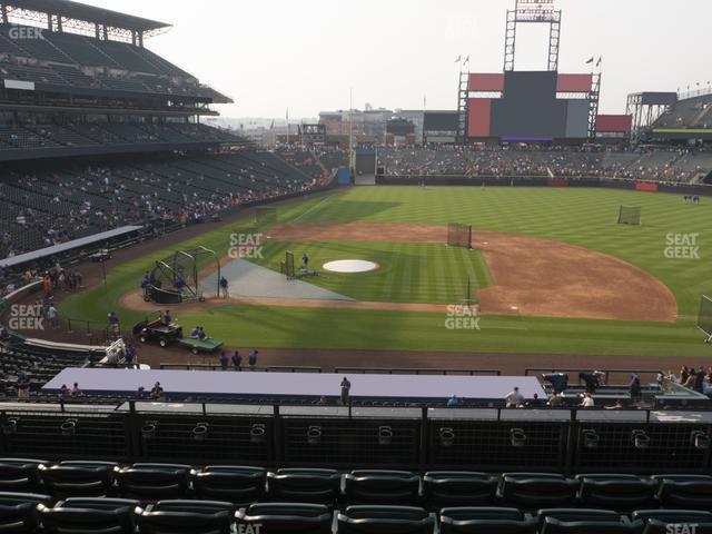 Seating view for Coors Field Section 223