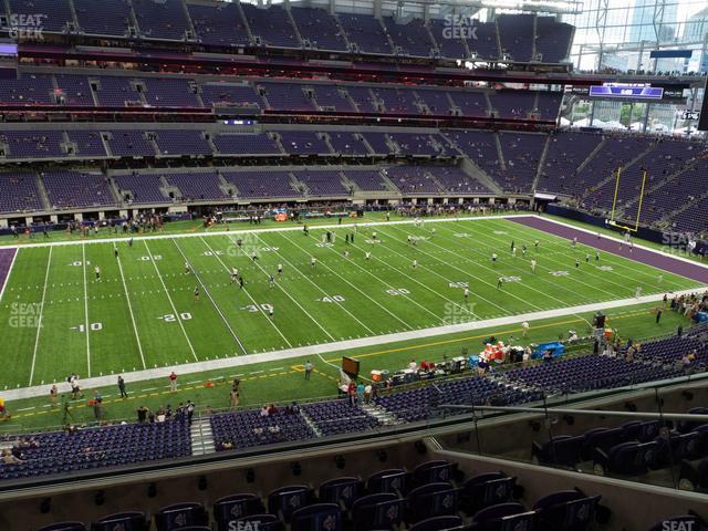 Seating view for U.S. Bank Stadium Section 214