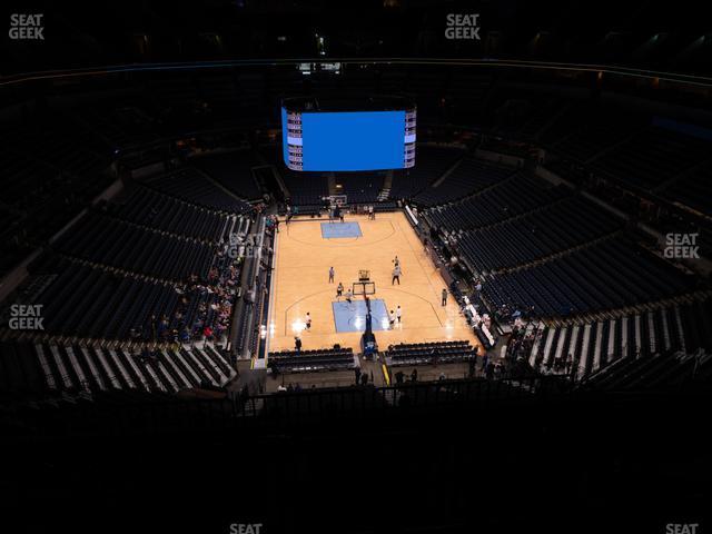 Seating view for FedExForum Section 232