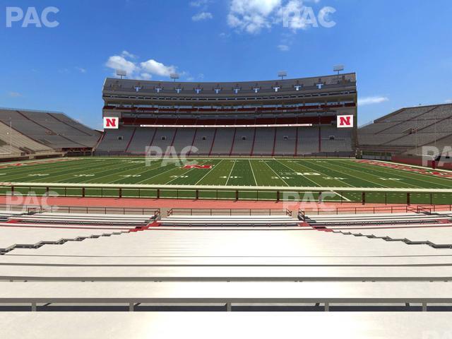 Seating view for Memorial Stadium Nebraska Section 25