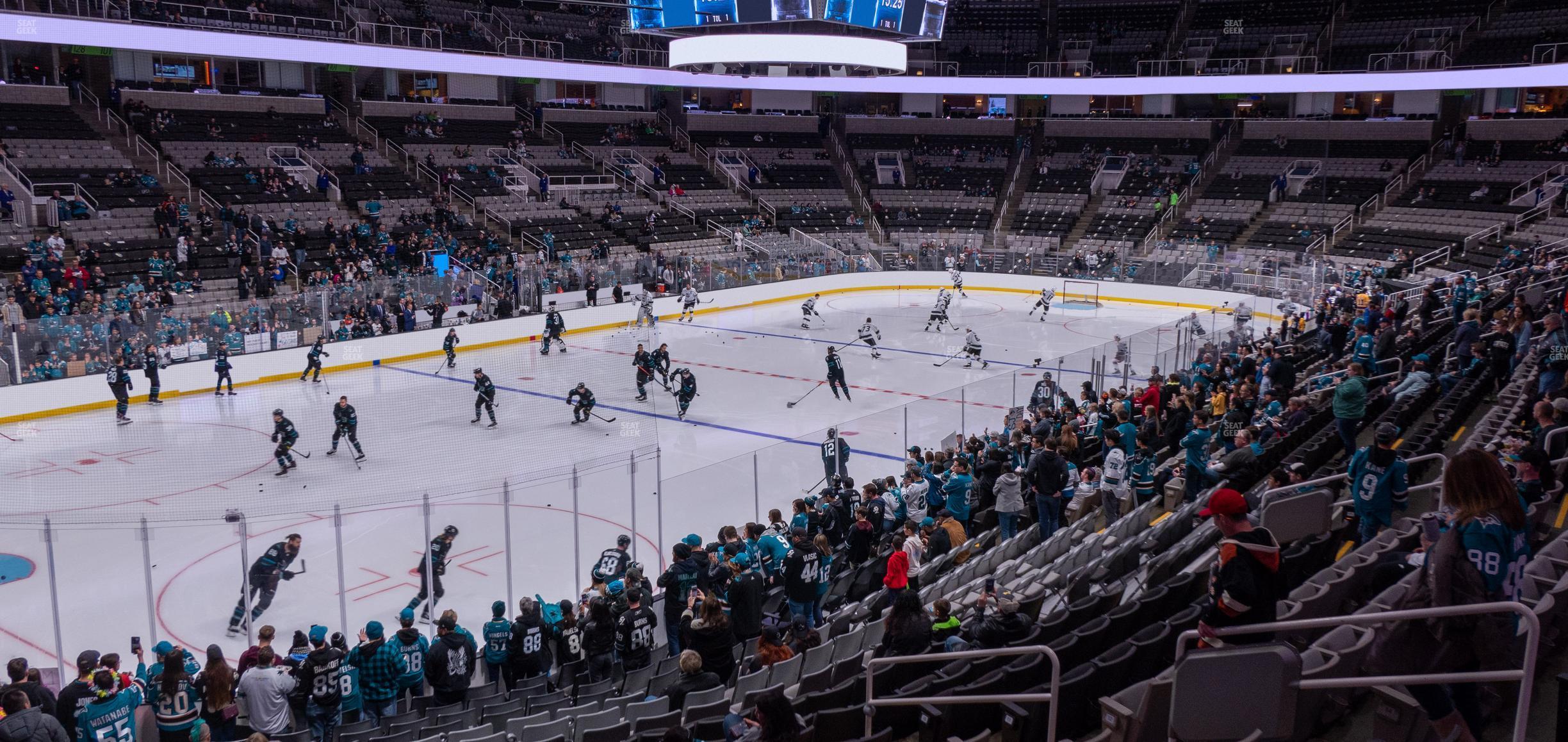 Seating view for SAP Center at San Jose Section 118