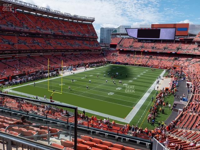 Seating view for Huntington Bank Field Section 323