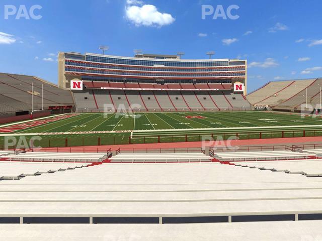 Seating view for Memorial Stadium Nebraska Section 8