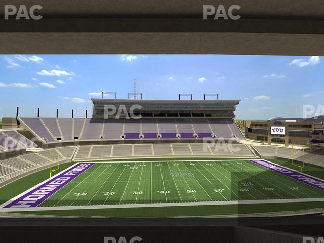 Seating view for Amon G. Carter Stadium Section Champions Suite 12