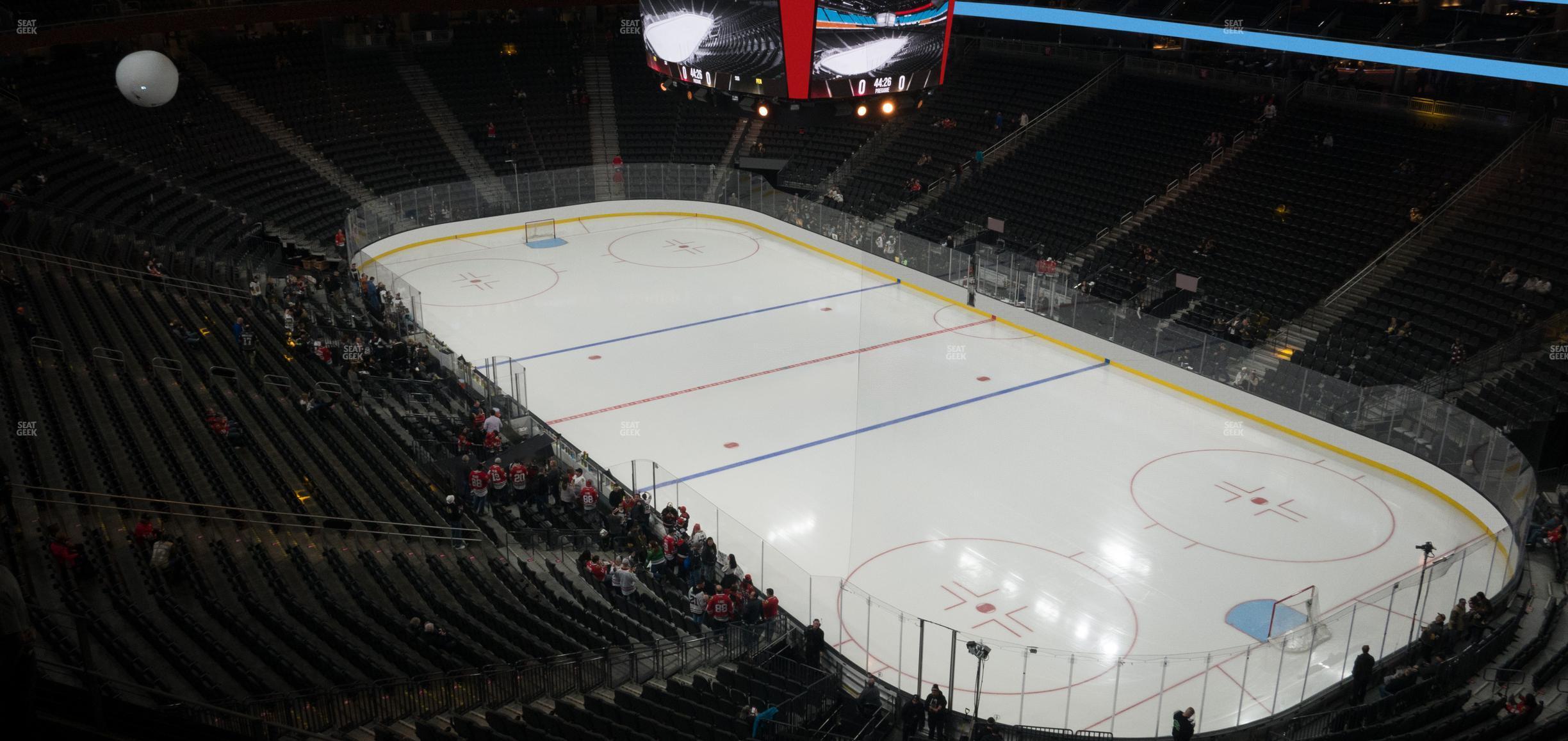 Seating view for T-Mobile Arena Section 210