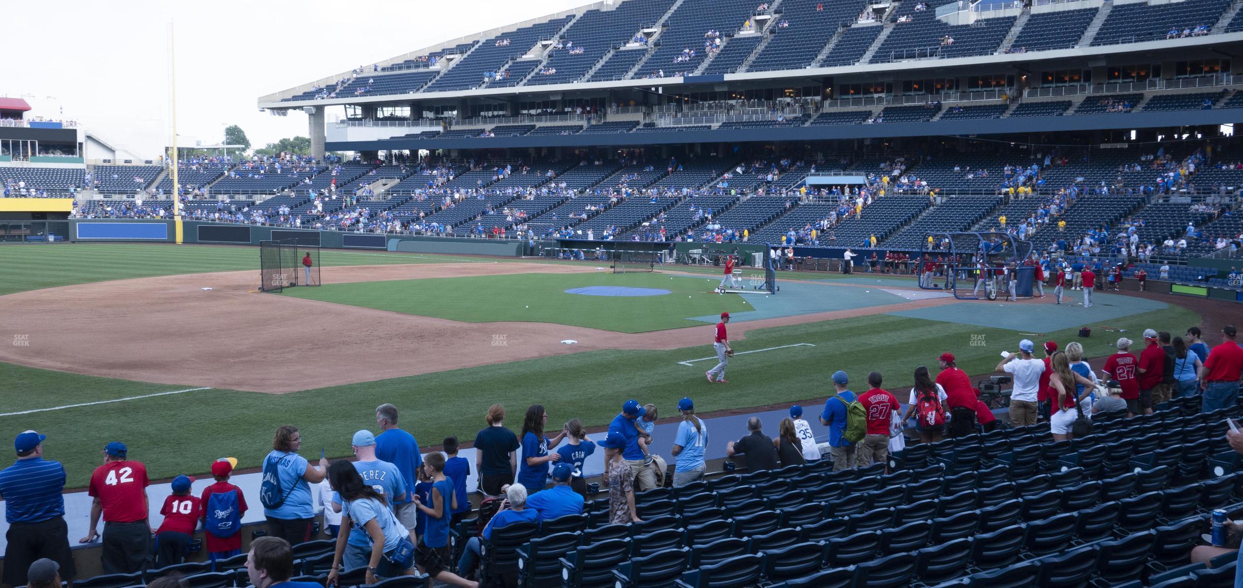 Seating view for Kauffman Stadium Section 116