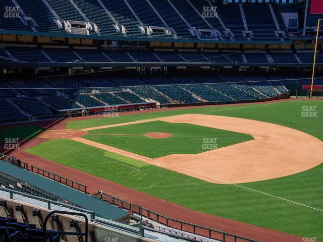 Seating view for Chase Field Section 204