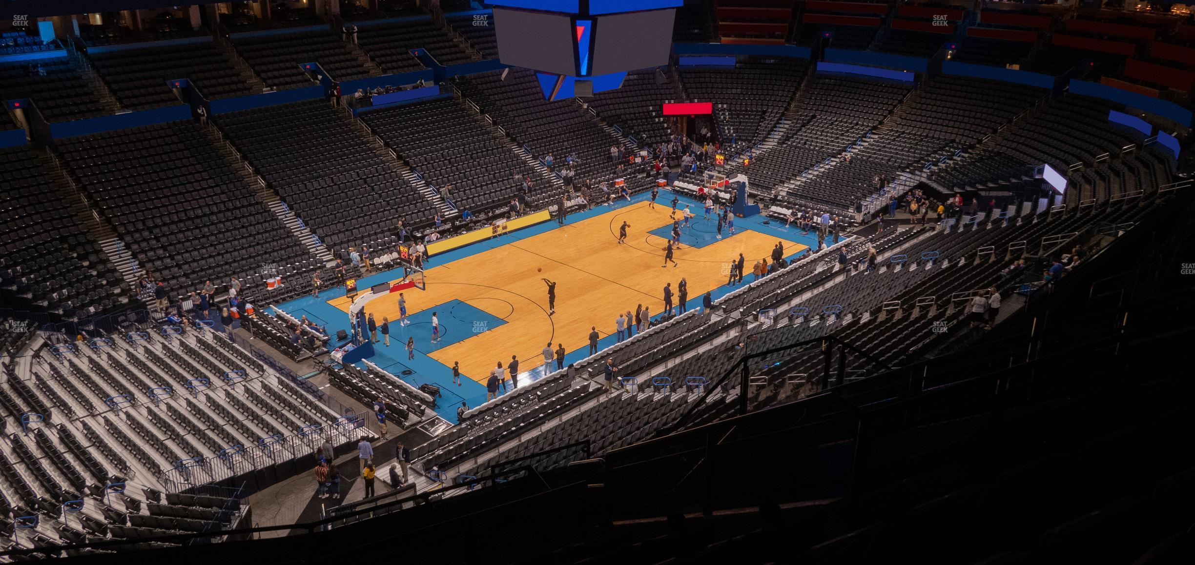 Seating view for Paycom Center Section 312