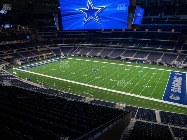 Seating view for AT&T Stadium Section Silver Suite 481