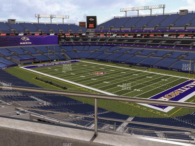 Seating view for M&T Bank Stadium Section Suite 400