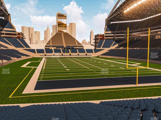 Seating view for Lumen Field Section 124