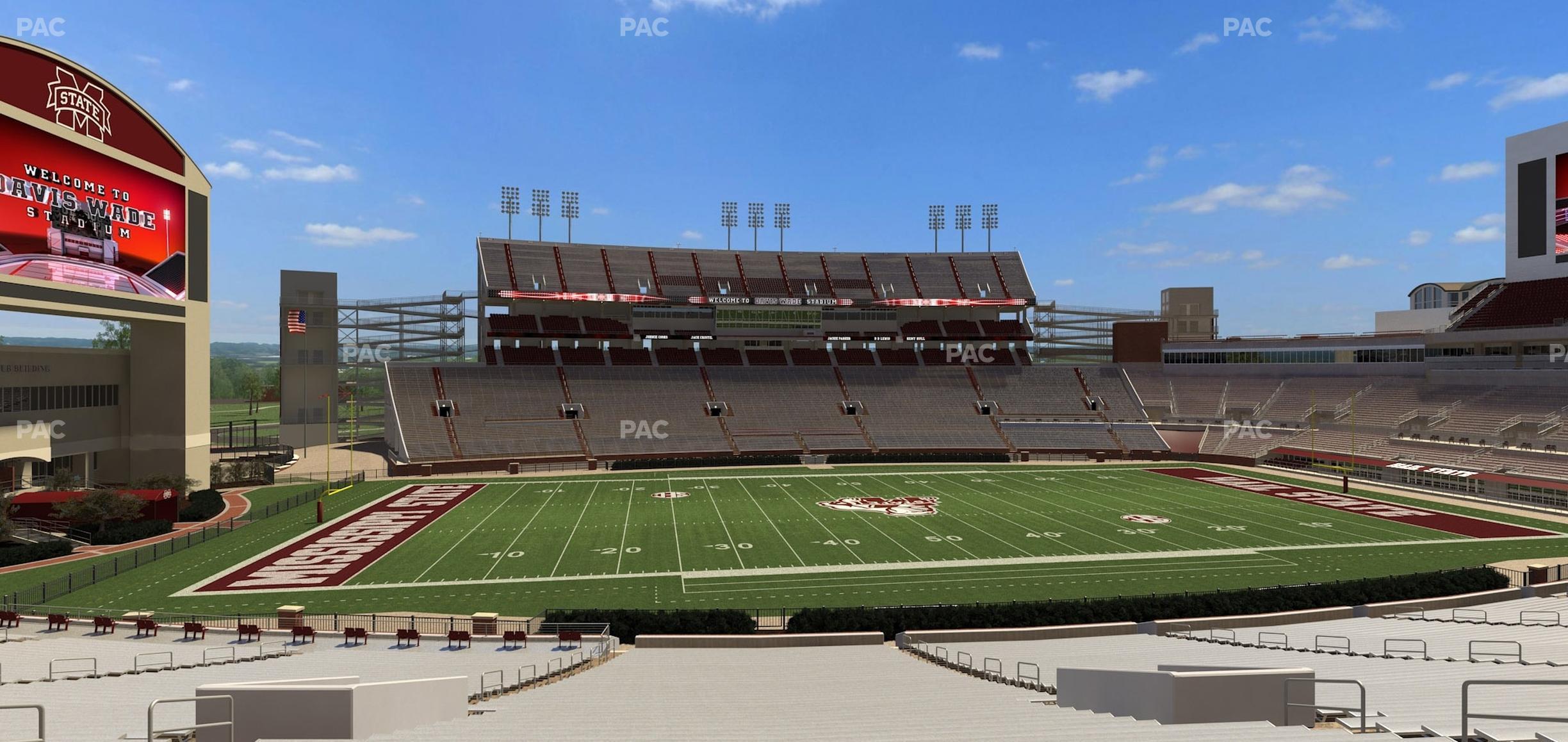 Seating view for Davis Wade Stadium Section 22