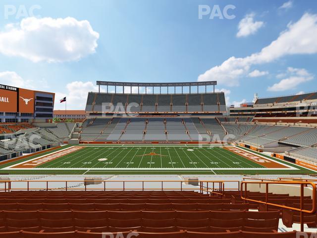 Seating view for Darrell K Royal - Texas Memorial Stadium Section Texas Club 28 C