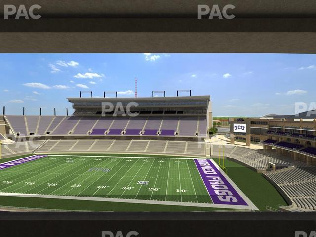 Seating view for Amon G. Carter Stadium Section Champions Suite 5