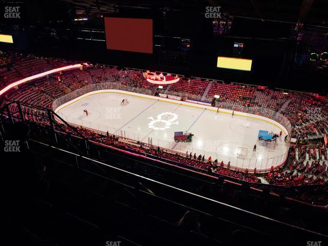 Seating view for Scotiabank Saddledome Section Press Level 2