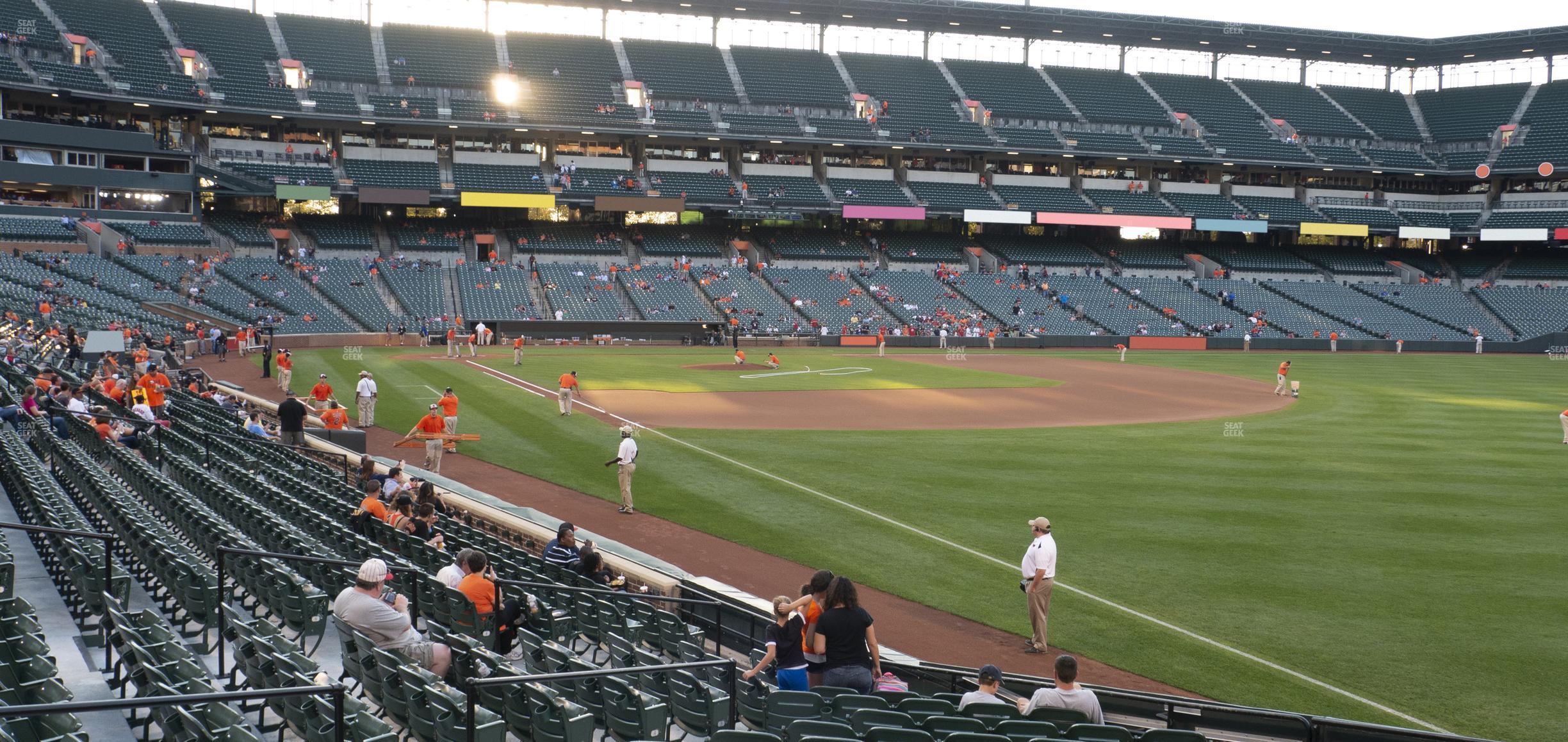 Seating view for Oriole Park at Camden Yards Section 6