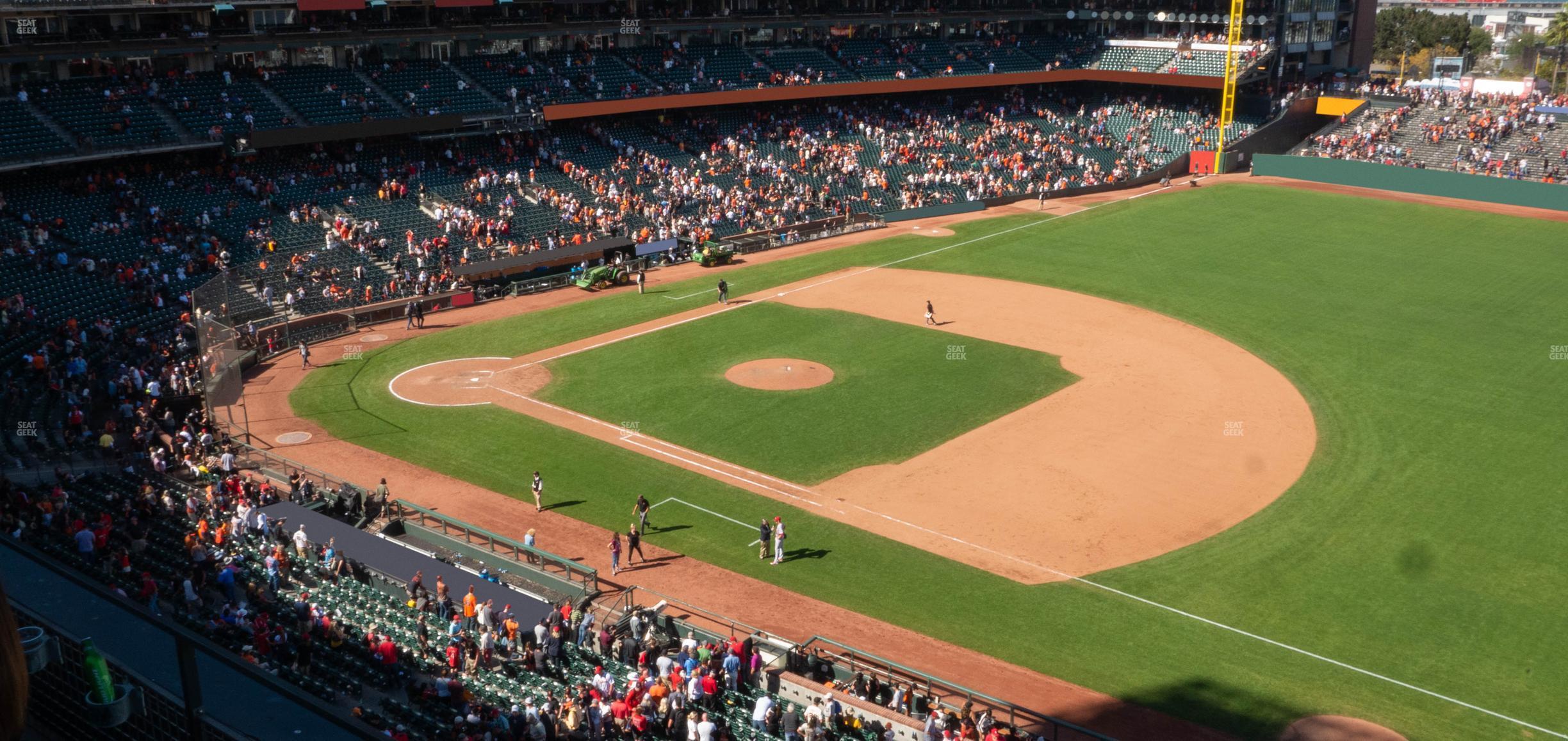 Seating view for Oracle Park Section View Box 304