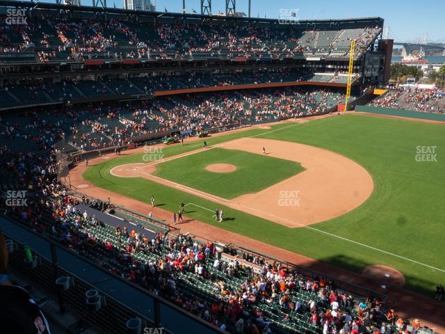 Seating view for Oracle Park Section View Box 304