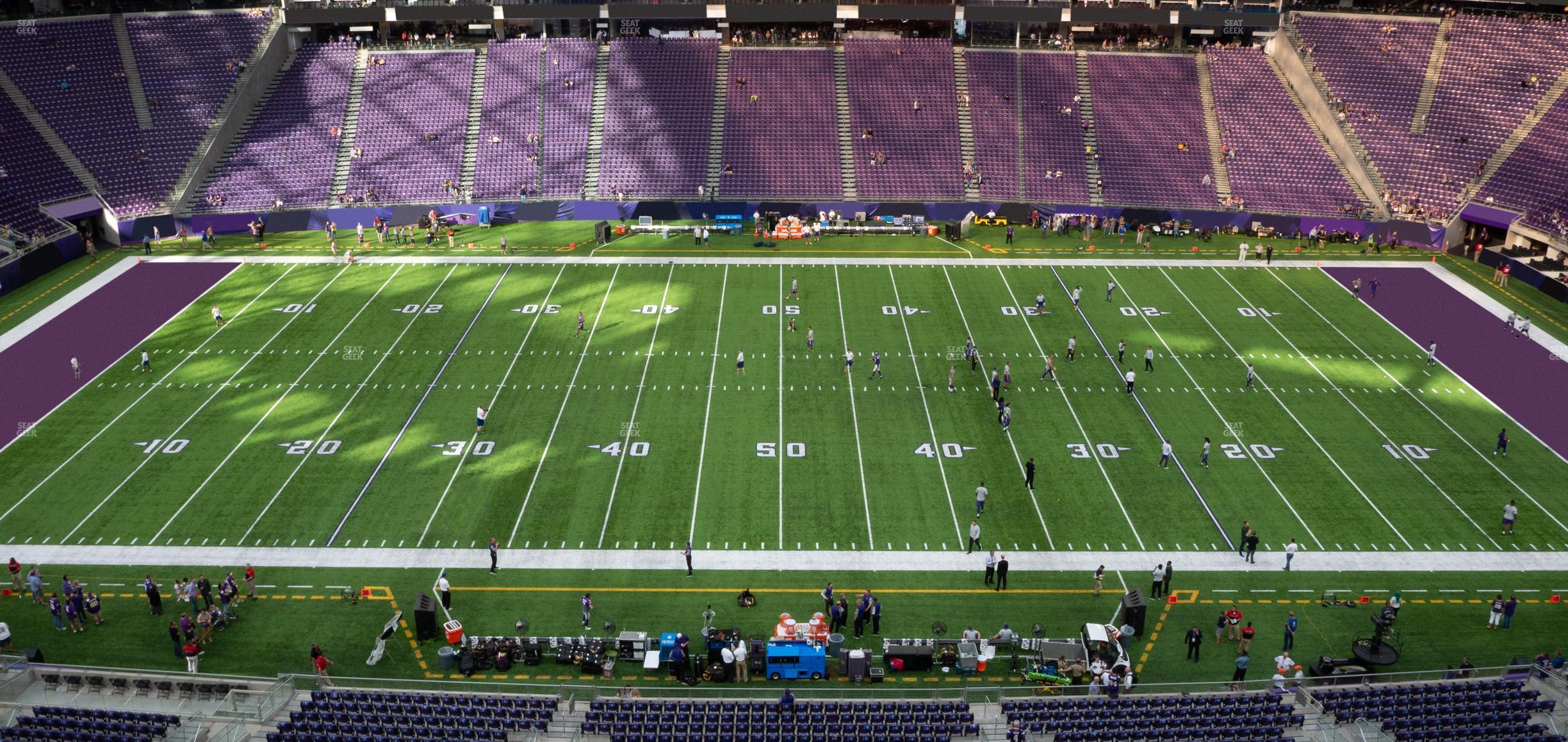 Seating view for U.S. Bank Stadium Section 341