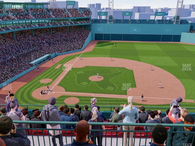 Seating view for Fenway Park Section Aura Pavilion Box 5