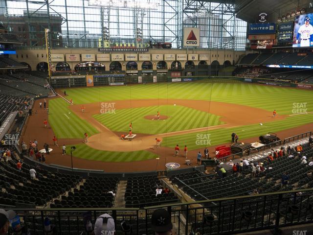 Seating view for Minute Maid Park Section 221