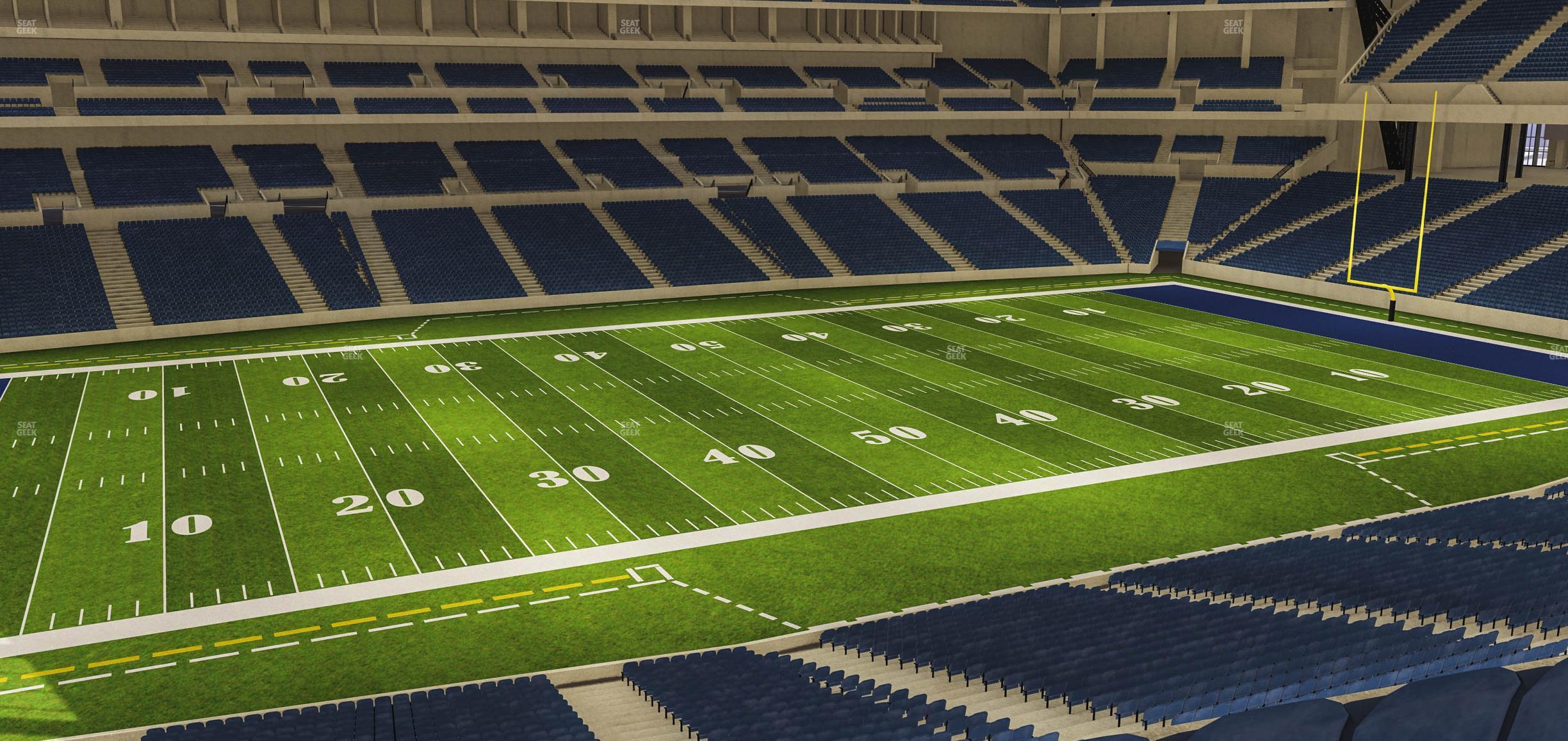 Seating view for Lucas Oil Stadium Section 316