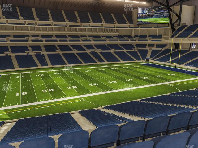 Seating view for Lucas Oil Stadium Section 316