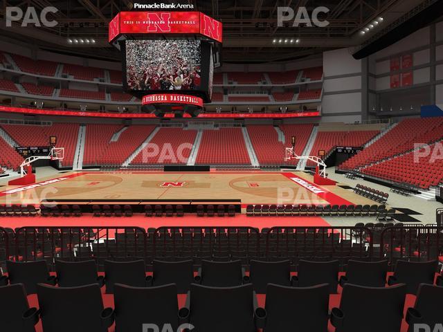 Seating view for Pinnacle Bank Arena Section 106