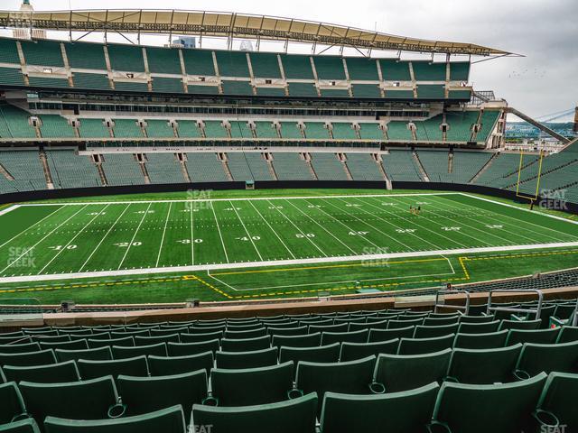 Seating view for Paycor Stadium Section 212