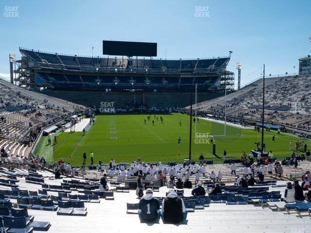 Seating view for Beaver Stadium Section North H