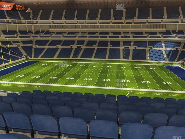 Seating view for Lucas Oil Stadium Section 439