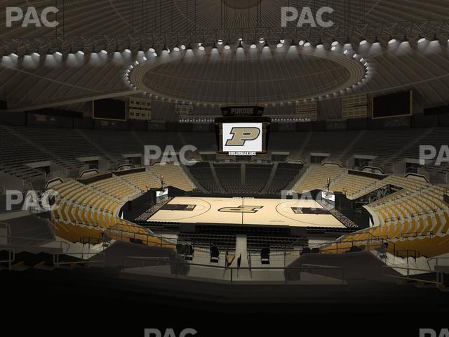 Seating view for Mackey Arena Section Upper 101