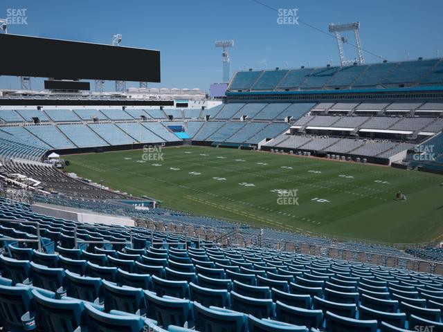 Seating view for EverBank Stadium Section 203