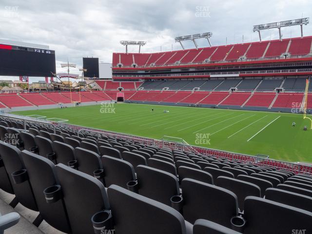 Seating view for Raymond James Stadium Section 215