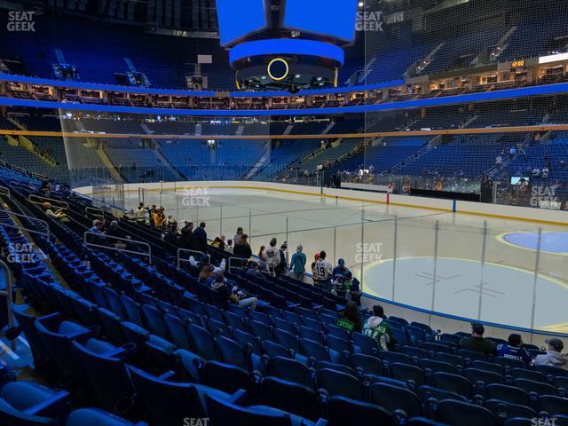 Seating view for KeyBank Center Section 114