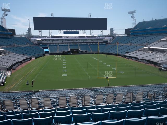 Seating view for EverBank Stadium Section 224