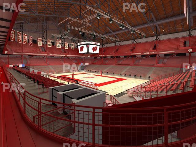 Seating view for Wisconsin Field House Section C