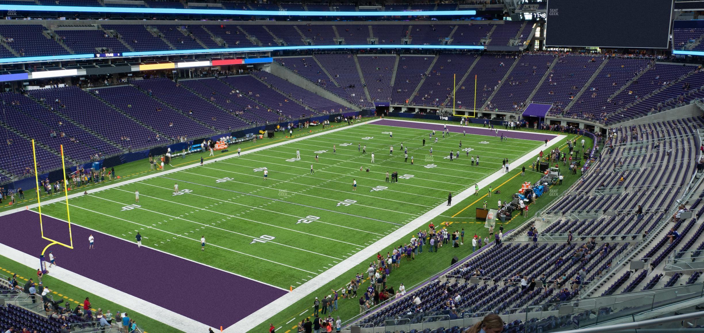 Seating view for U.S. Bank Stadium Section 242