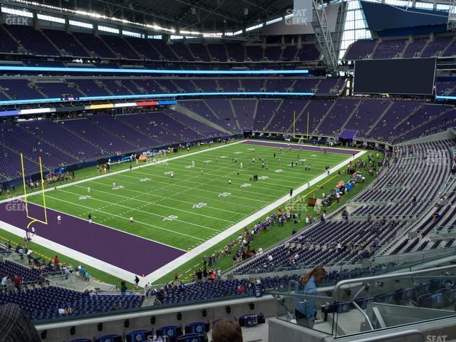 Seating view for U.S. Bank Stadium Section 242