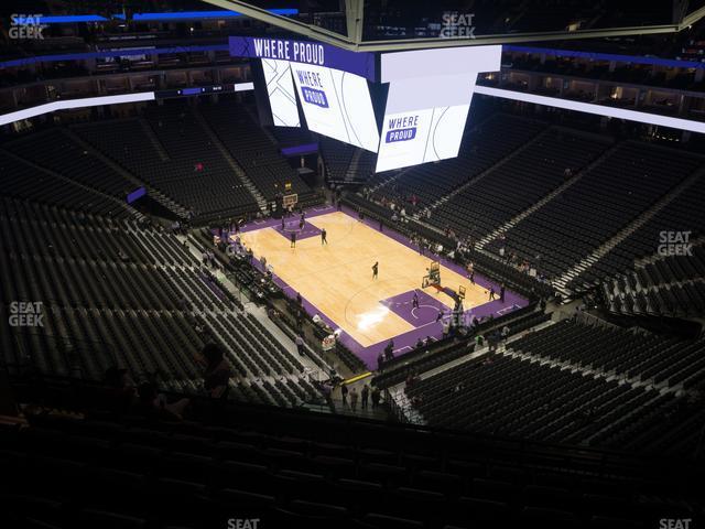 Seating view for Golden 1 Center Section 201