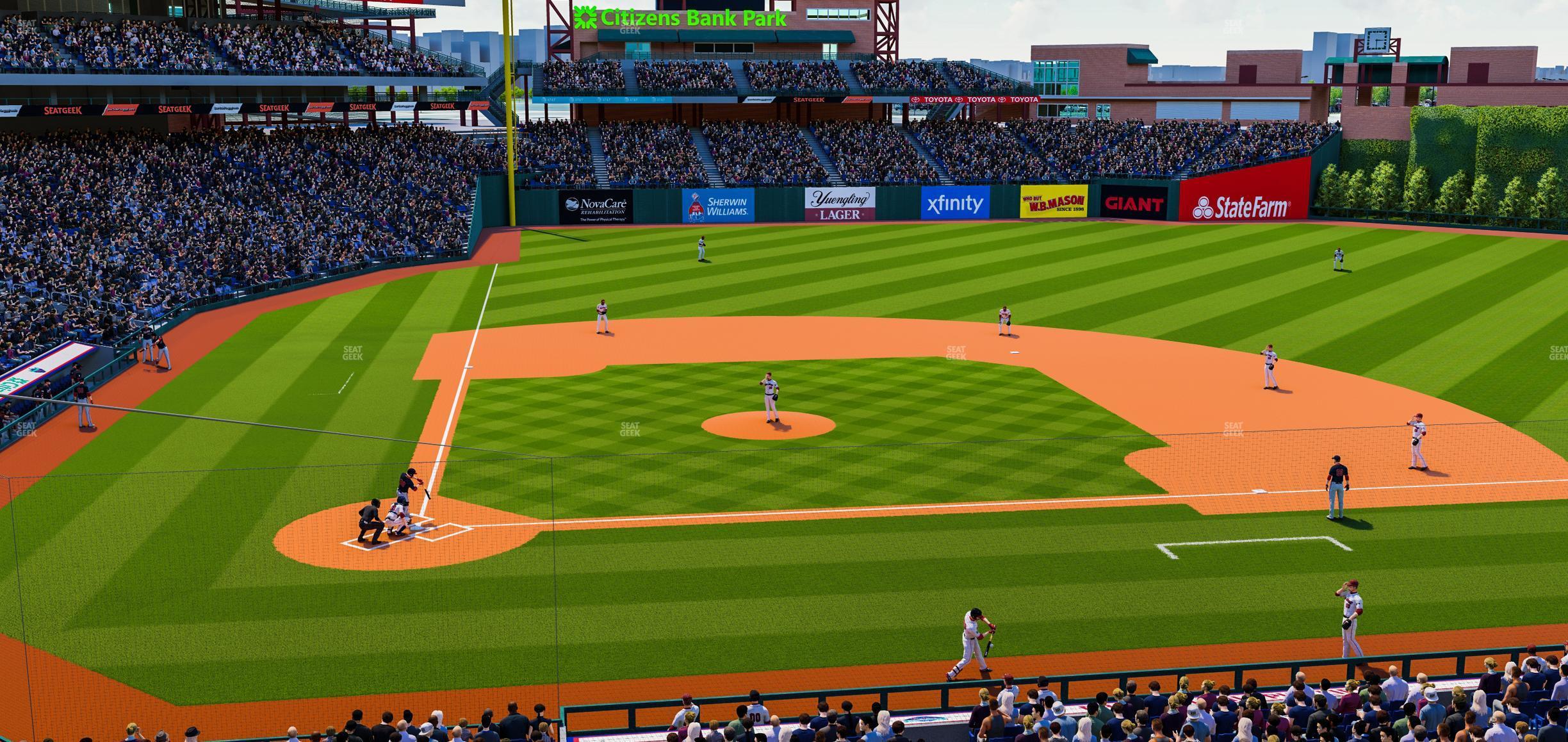 Seating view for Citizens Bank Park Section Suite 43